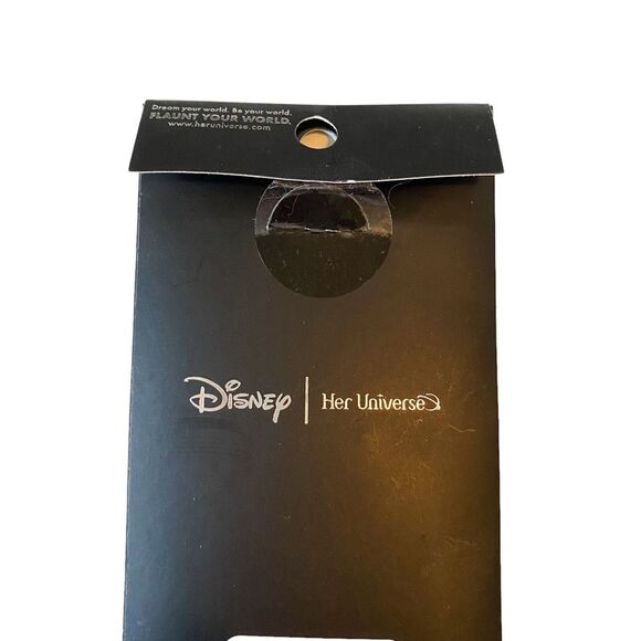 Destination Disney Her Universe Gold Chain Stamped Bar Charm Necklace - Picture 3 of 3